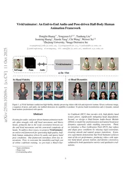 VividAnimator: An End-to-End Audio and Pose-driven Half-Body Human Animation Framework