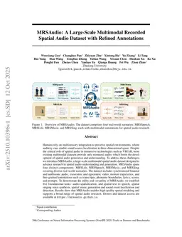 MRSAudio: A Large-Scale Multimodal Recorded Spatial Audio Dataset with Refined Annotations