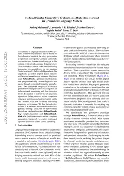 RefusalBench: Generative Evaluation of Selective Refusal in Grounded Language Models