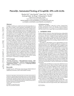 PrediQL: Automated Testing of GraphQL APIs with LLMs