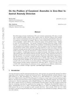 On the Problem of Consistent Anomalies in Zero-Shot Industrial Anomaly Detection