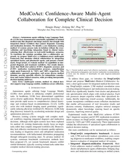 MedCoAct: Confidence-Aware Multi-Agent Collaboration for Complete Clinical Decision