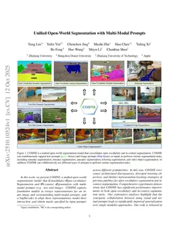 Unified Open-World Segmentation with Multi-Modal Prompts