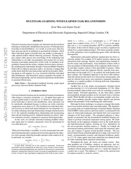Multitask Learning with Learned Task Relationships