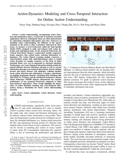 Action-Dynamics Modeling and Cross-Temporal Interaction for Online Action Understanding
