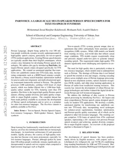 ParsVoice: A Large-Scale Multi-Speaker Persian Speech Corpus for Text-to-Speech Synthesis