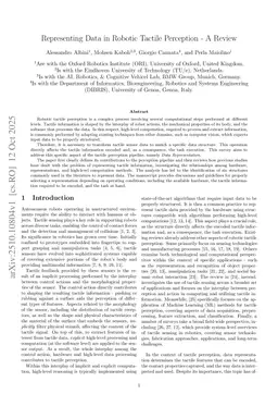 Representing Data in Robotic Tactile Perception -- A Review