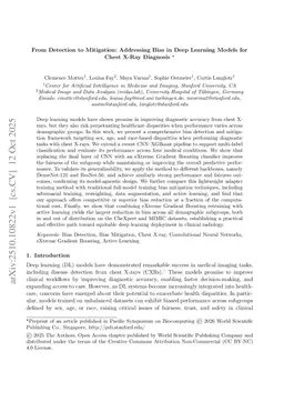 From Detection to Mitigation: Addressing Bias in Deep Learning Models for Chest X-Ray Diagnosis