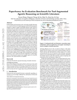 PaperArena: An Evaluation Benchmark for Tool-Augmented Agentic Reasoning on Scientific Literature