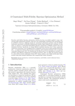 A Constrained Multi-Fidelity Bayesian Optimization Method