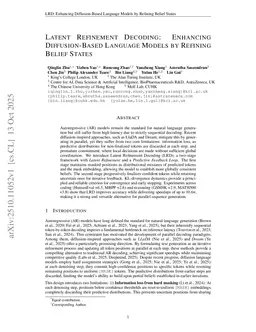 Latent Refinement Decoding: Enhancing Diffusion-Based Language Models by Refining Belief States