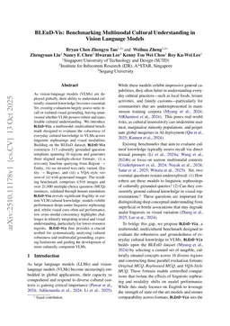BLEnD-Vis: Benchmarking Multimodal Cultural Understanding in Vision Language Models