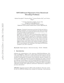 TCitH- and VOLEitH-based Signatures from Restricted Decoding