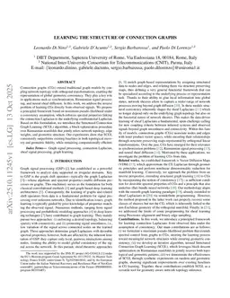 Learning the Structure of Connection Graphs