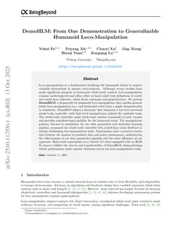 DemoHLM: From One Demonstration to Generalizable Humanoid Loco-Manipulation