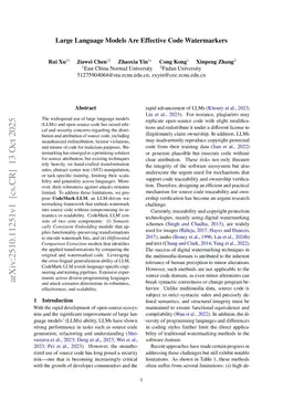 Large Language Models Are Effective Code Watermarkers