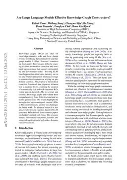 Are Large Language Models Effective Knowledge Graph Constructors?