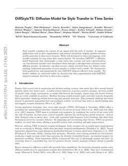 DiffStyleTS: Diffusion Model for Style Transfer in Time Series