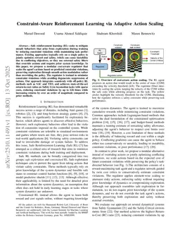 Constraint-Aware Reinforcement Learning via Adaptive Action Scaling
