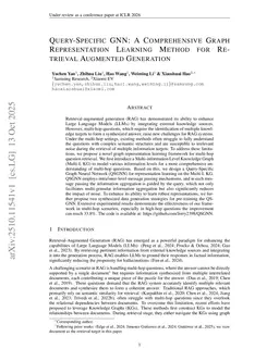 Query-Specific GNN: A Comprehensive Graph Representation Learning Method for Retrieval Augmented Generation