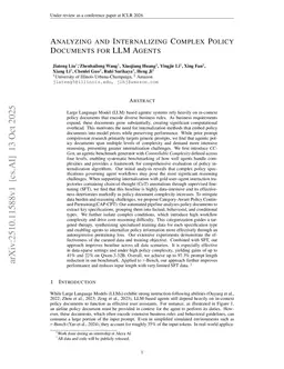 Analyzing and Internalizing Complex Policy Documents for LLM Agents