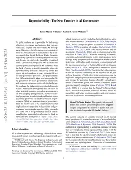 Reproducibility: The New Frontier in AI Governance