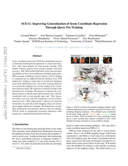 ACE-G: Improving Generalization of Scene Coordinate Regression Through Query Pre-Training