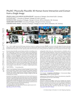 PhySIC: Physically Plausible 3D Human-Scene Interaction and Contact from a Single Image