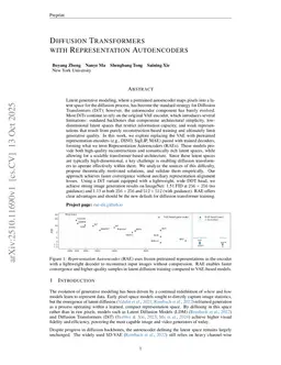 Diffusion Transformers with Representation Autoencoders