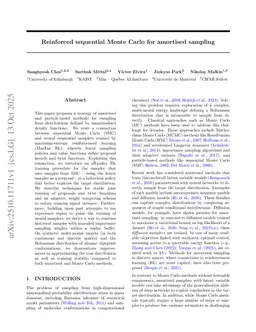 Reinforced sequential Monte Carlo for amortised sampling