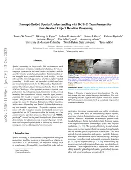 Prompt-Guided Spatial Understanding with RGB-D Transformers for Fine-Grained Object Relation Reasoning