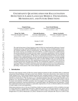 Uncertainty Quantification for Hallucination Detection in Large Language Models: Foundations, Methodology, and Future Directions