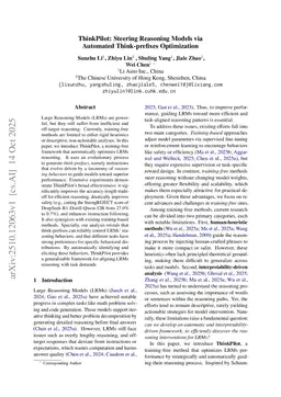 ThinkPilot: Steering Reasoning Models via Automated Think-prefixes Optimization