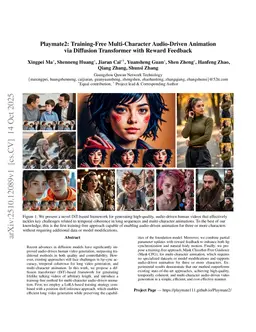 Playmate2: Training-Free Multi-Character Audio-Driven Animation via Diffusion Transformer with Reward Feedback