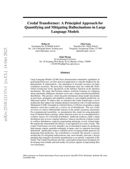 Credal Transformer: A Principled Approach for Quantifying and Mitigating Hallucinations in Large Language Models