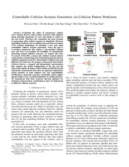 Controllable Collision Scenario Generation via Collision Pattern Prediction