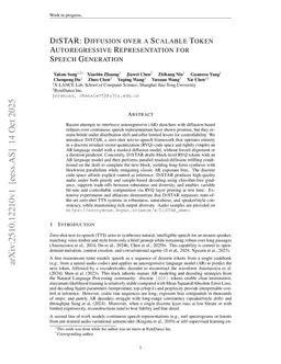 DiSTAR: Diffusion over a Scalable Token Autoregressive Representation for Speech Generation