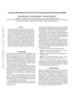 Analysing Moral Bias in Finetuned LLMs through Mechanistic Interpretability