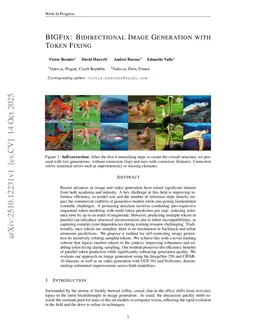 BIGFix: Bidirectional Image Generation with Token Fixing