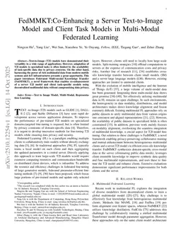 FedMMKT:Co-Enhancing a Server Text-to-Image Model and Client Task Models in Multi-Modal Federated Learning