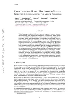 Vision Language Models Map Logos to Text via Semantic Entanglement in the Visual Projector