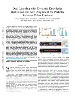 Dual Learning with Dynamic Knowledge Distillation and Soft Alignment for Partially Relevant Video Retrieval