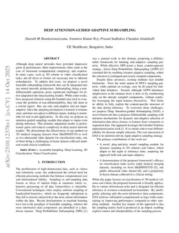Deep Attention-guided Adaptive Subsampling