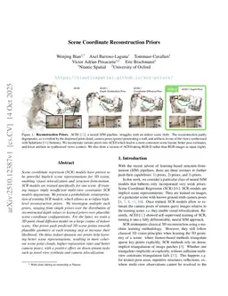Scene Coordinate Reconstruction Priors