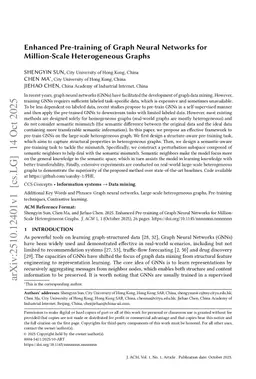 Enhanced Pre-training of Graph Neural Networks for Million-Scale Heterogeneous Graphs