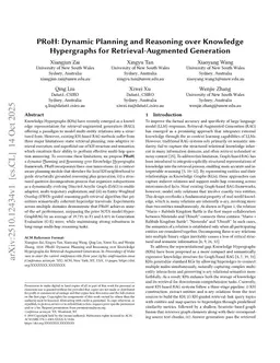 PRoH: Dynamic Planning and Reasoning over Knowledge Hypergraphs for Retrieval-Augmented Generation