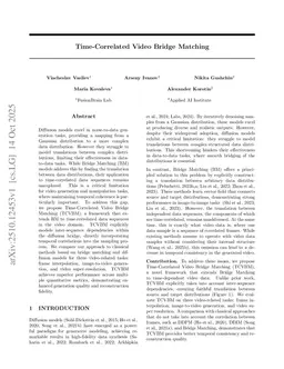 Time-Correlated Video Bridge Matching