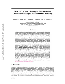 MMOT: The First Challenging Benchmark for Drone-based Multispectral Multi-Object Tracking