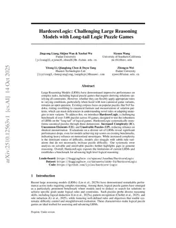 HardcoreLogic: Challenging Large Reasoning Models with Long-tail Logic Puzzle Games