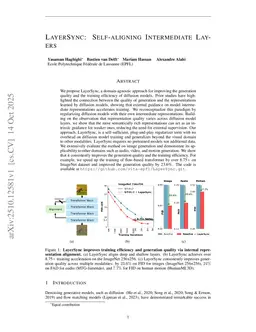 LayerSync: Self-aligning Intermediate Layers